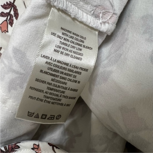 Free People Penny Pull On Printed Mid Rise Flare Jeans - Picture 12 of 12